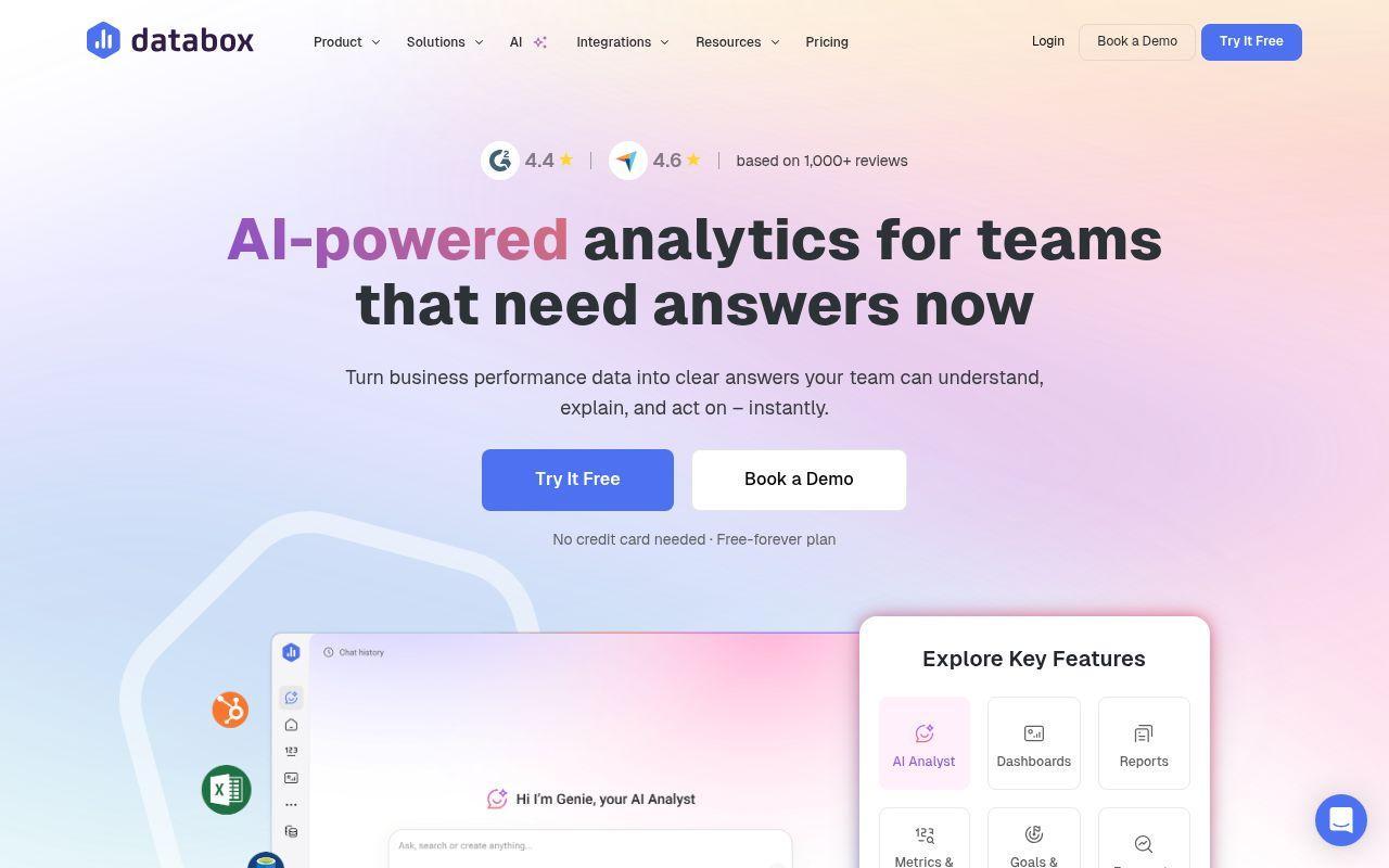 Databox screenshot